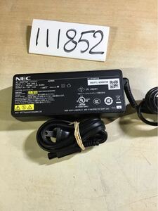 【送料無料】(111852C) NEC AC Adapter ADP005 AD-90XD E 20V4.5A PC-VP-WP138 純正品　ACアダプター　メガネケーブル付 中古品