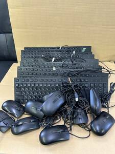 決算セール！5セット限定！！ DELL KB216 USBキーボード&MS116 マウス10個セット (5