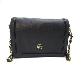 トリーバーチ TORY BURCH ショルダーバッグ - レザー 黒 チェーンショルダー バッグ