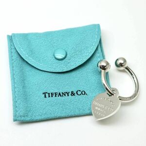 TIFFANY&Co.(ティファニー）袋付き!!◆リターントゥ キーホルダー◆J 約20.4g キーチャーム ブランド silver925 DB7/DB7