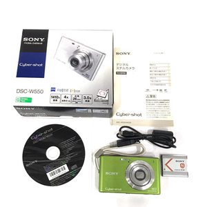 SONY DSC-W550 2.7-5.7 4.7-18.8 コンパクトデジタルカメラ 光学機器 QR014-6