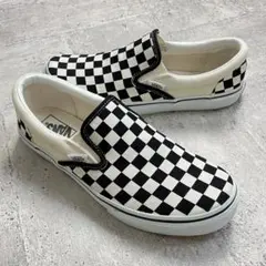 VANS バンズ スリッポン チェッカー スニーカー 26.5 USA 企画