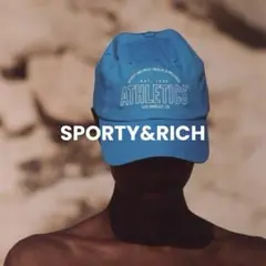 SPORTY&RICH キャップ ブルー gadid anoniem