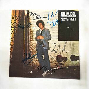 Billy Joel ビリー・ジョエル Richie Cannata リッチー・カナータ Russell Javors ラッセル・ 直筆サイン入り LP レコード 送料無料