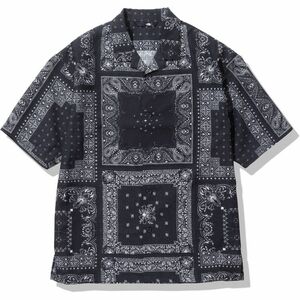 ★新品★ THE NORTH FACE ノースフェイス Aloha Vent Shirt アロハベントシャツ バンダナリニューアルブラック(RB) Mサイズ　