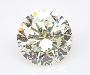 【100円～】VS2！0.373ct 天然ダイヤ VERY LIGHT YELLOW（ナチュラルカラー）GOOD！