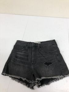 送料無料★Abercrombie&Fitch★ショートパンツ　ブラックデニムショートパンツ★30/10 170/76A #70108sj102