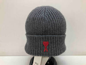 AMI Paris アミパリス AMI A HEART LOGO BEANIE ニット帽 ウール タグ 保存袋あり