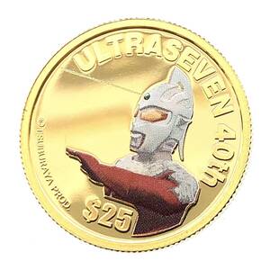 ウルトラマン金貨 ツバル 2007年 24金 7.8g コイン カラーコイン イエローゴールド コレクション Gold