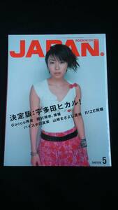 ROKIN ON JAPAN VOL.203 宇多田ヒカル 初登場　Cocco　岡村靖幸　Hi-STANDARD 山崎まさよし　RIZE LUNA SEA m-flo GO!GO!7188　即決