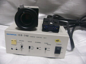 ★未使用 OLYMPUS/Ikegami ICD-740 CCDカラーカメラセット 顕微鏡撮影