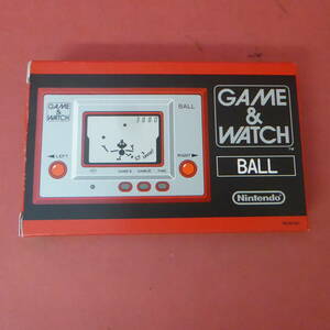 Q13-240611☆GAME＆WATCH BALL ゲームウオッチ ボール クラブニンテンドー復刻版 RGW-001本体 箱説付　未使用☆②☆