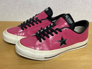 初期日本製 CONVERSE ONE STAR OX コンバース ワンスター ピンク 黒 US6.5 25cm