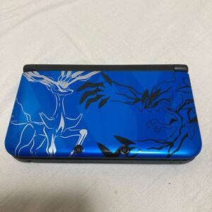 美品 NINTENDO 3DSLL 任天堂 ニンテンドー3DSLL本体 SPR-001 ゼルネアス・イベルタルブルー ソフト起動・インターネット接続確認済 