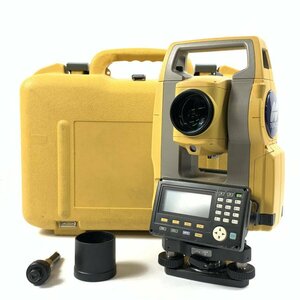 TOPCON ES-105 トプコン トータルステーション　ハードケース/レンズフード/レンズ付ダイヤルパーツ付き＊動作未確認品