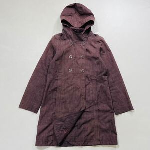 297 Eddie Bauer エディーバウアー フード付 レインコート 防水 防風 アウトドア キャンプ 登山 トレッキング レディース 41213Z