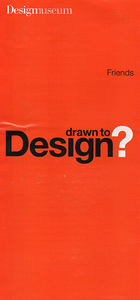 Design Museum London drawn to Design? リーフレット