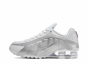 Nike WMNS Shox R4 "White and Metallic Silver" 26cm AR3565-101