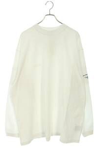 ヴェトモン VETEMENTS 23AW UE54LS140W WHITE サイズ:M インサイドアウトロゴ長袖カットソー 新古品 OM10