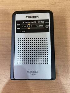 RM5489 TOSHIBA ポケットラジオ AM ラジオ FMラジオ TY-APR3 ジャンク品 0921