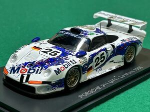 スパーク アシェット ル マン24時間レース カーコレクション 1/43 Spark #37 Porsche 911 GT1 #25 1996年 ポルシェ mobil1 