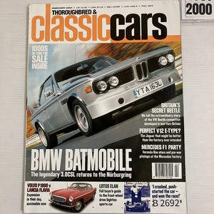 B2692　2000「CLASSIC CARS」クラシックカー 英国 旧車雑誌 ビンテージカー 英国車 ヴィンテージ 自動車