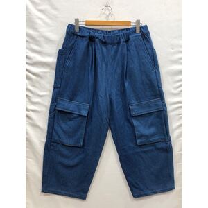 ［Sasquatchfabrix.］サスクワッチファブリックス TAPERED DENIM CARGO PANTS カーゴパンツ デニム サイズM 24ss-pa9-008 ts202411