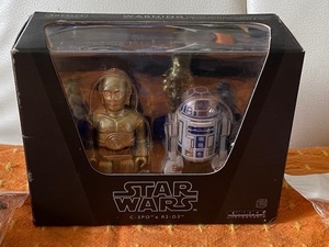 ＠メディコム・トイ　C-3PO　　R2D2　+　ボバフェット付＠その他スター・ウォーズシリーズボトルキャップ付@