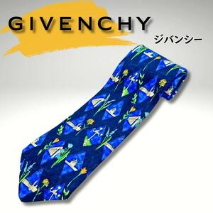 【新品】GIVENCHY ジバンシー　ネクタイ　ブルー系