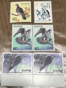 ◎日本郵便　「鳥　６枚セット」◎