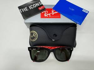 Ray Ban レイバン WAYFARER イタリア製 RB2140-F 901-S 中古 DYJ657