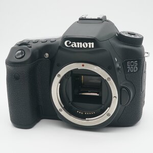 新品級 Canon デジタル一眼レフカメラ EOS70D ボディ ブラック EOS70D シャッター回数3149回！