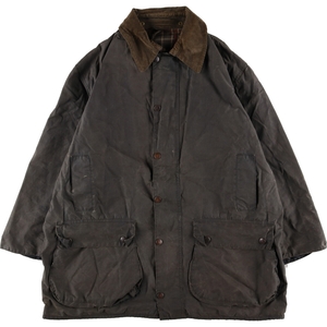 古着 90年代 バブアー Barbour BORDER ボーダー 旧3ワラント ワックスコットン オイルドジャケット 英国製 C46 /eaa343648 ss2501_10