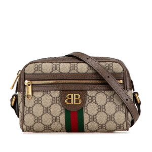 バレンシアガ × グッチ ザ ハッカー プロジェクト ショルダーバッグ カメラバッグ 680128 ベージュ BALENCIAGA × GUCCI【中古】