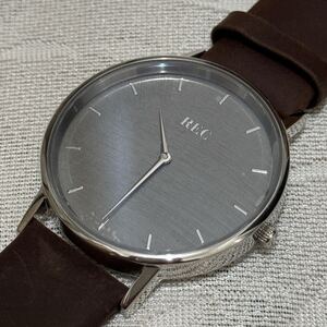 REC レック 腕時計 40mm L1 Minimalist 新品未使用　ダークブラウン　NATOベルト3本付き