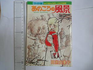 1981年2月号付録　あのころの風景　田淵由美子　ワイド版りぼんDELUXE別冊　りぼん2月新春特大号ふろく