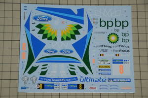 1/24 SHUNKO MODELS BP フォード フォーカス 2004 デカール