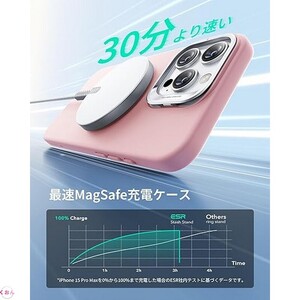 ピンク スタンド付き MagSafe対応 米軍MIL規格 iPhone 16 Pro ワイヤレス充電 ストラップホール付き 耐衝撃 全面保護 ケース カバー