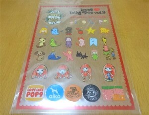 ◆aiko「LOVE LIKE POP 9」ツアーグッズ「オリジナル ステッカー」未開封品◆LLP9◆