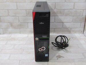 12321 Ω 新DCD 2000h 保証有 富士通【 PRIMERGY TX1320 M4 】【 OS無 / Xeon E-2244G 3.8GHz / 500GB SATA 3.5インチ×2 / 8.00GB 】鍵付