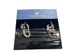 【中古】SWAROVSKI スワロフスキー アクセサリー ローガン 2Way ピアス 1039120＿s-0067-r17