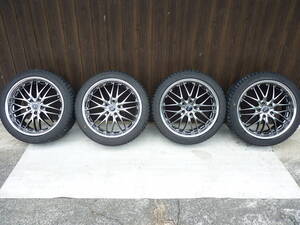 VOXY等に■VOLTEC 18インチ 7.5J +48 ホイール 215/45R18 4本■検）AZR60ノア ステップセレナ インスパイア エスティマオデッセイ イプサム