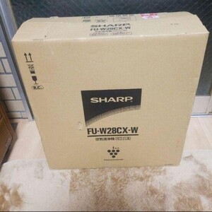 シャープ プラズマクラスターSHARP FU-W28CX-W 空気清浄機ホワイト系 空気清浄機