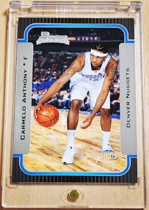 レア Rookie 2003 -04 Topps Bowman CARMELO ANTHONY Base RC / カーメロ アンソニー #140 NBA NIKE JORDAN MELO