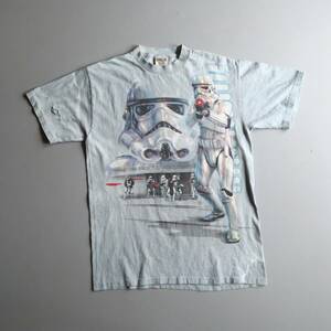 Vtg 1997 Star Wars Stormtrooper Shirt Mens Medium 90s Tie Dye Thrashed Movie 海外 即決