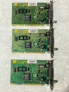 動作未確認 3Com EtherLink III 3C509B-C ISAバス用 LANカード 3枚セット ジャンク 1096