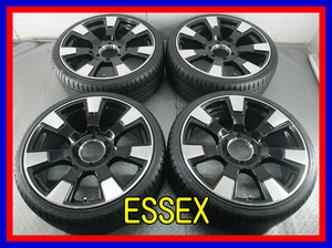 ■中古タイヤホイール■　ESSEX ES20 20インチ 8J +32 6H 139.7 SAILUN ATREZZO ZSR 225/35R20 93W XL ハイエース 激安 送料無料 H858