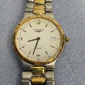 ★腕時計 Longines Quartz ロンジン クオーツ L1.614.4 メンズ アンティーク ビンテージ 当時物