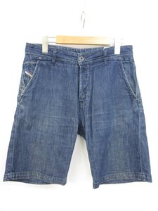 超美品 【ディーゼル DIESEL】00ECALA6125BF03 CHINOSH ショート デニムパンツ (メンズ) 28 インディゴブルー系 イタリア製 □35MPA2572□