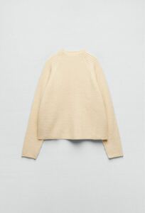 ZARA ハイネックニットセーター